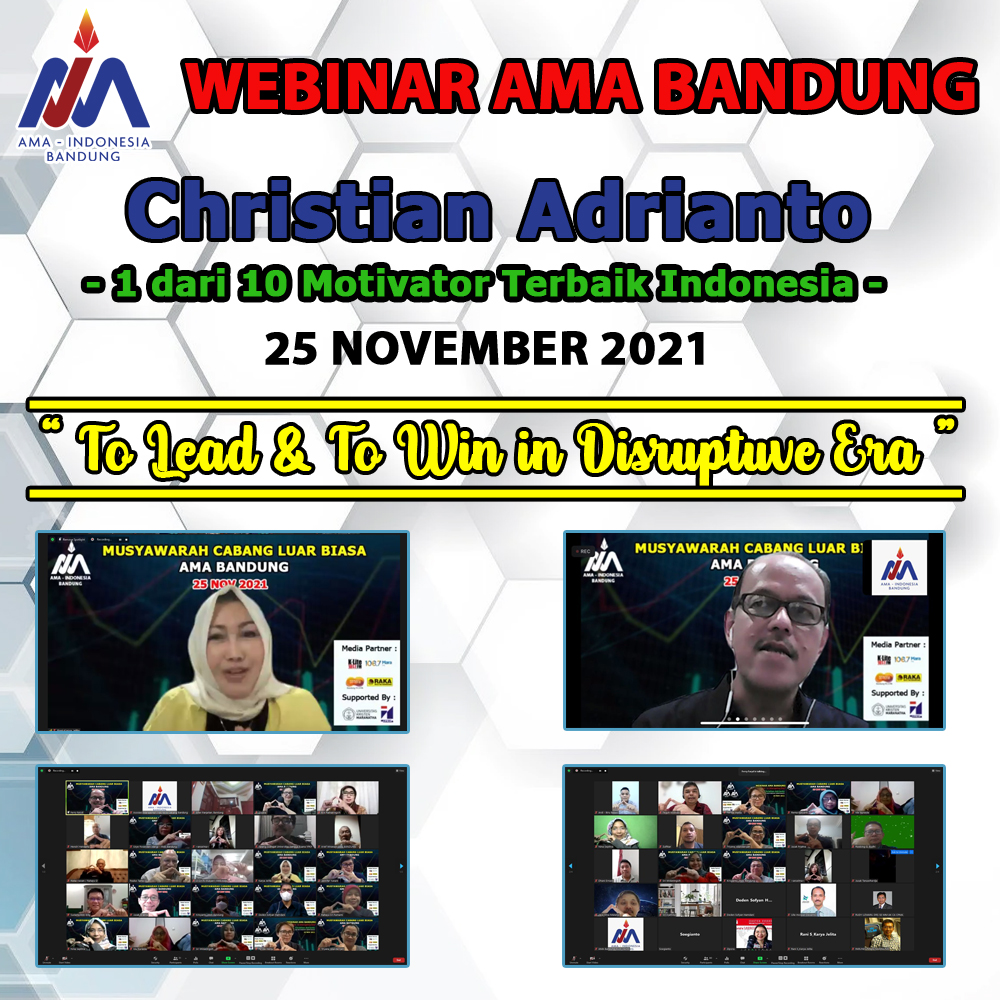 Dokumentasi Webinar AMA Bandung 25 Nov 2021