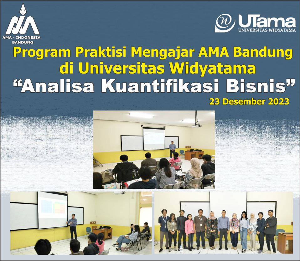 Pemateri di Program Praktisi Mengajar AMA Bandung
